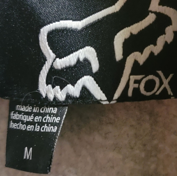 LADIES FOX ZIP UP ANIMAL PRINT SIZED MEDIUM SWEATER - Picture 3 of 3